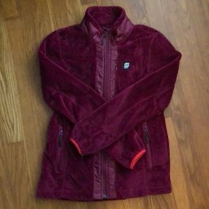 Orage Fleece Zip-Up Sweater